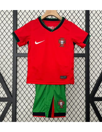 Portugal Home Jerseys 2024 Kids